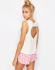 ASOS BRIDAL Here Comes The Bride Vest & Short Pyjama Set