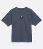 Blue Overdyed Munich Logo T Shirt