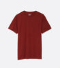 Dark Red Plain Short Sleeve T Shirt