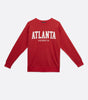 Red Atlanta Georgia Logo Sweatshirt